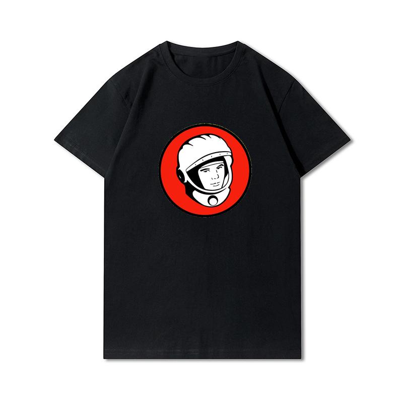 Летние мужские футболки больших размеров с принтом Cccp, повседневные топы большого размера с короткими рукавами, уличные футболки из 100% хлопка
