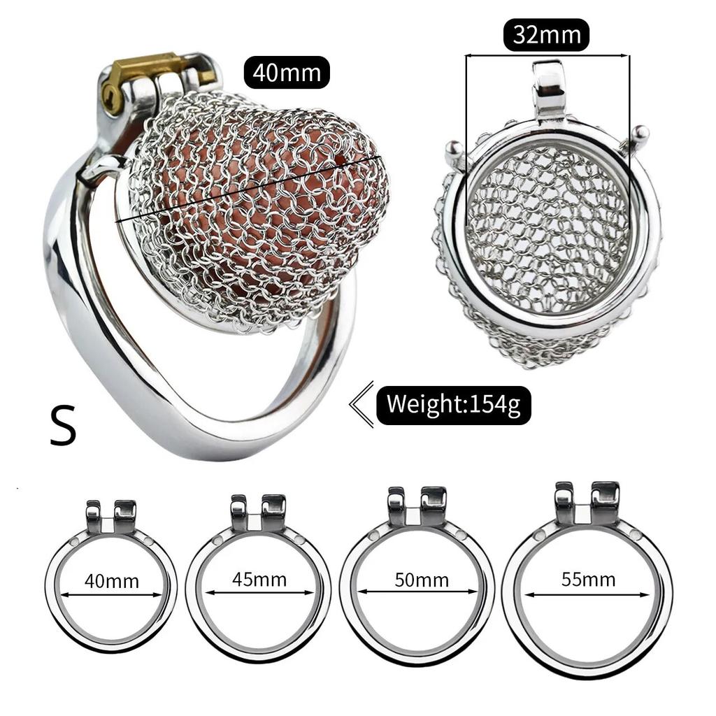 Цепь из нержавеющей стали, металлический замок CB, замок верности, мужской замок для пениса, кольцо на член, уретральный пояс верности, рабский бондаж