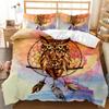 Owl Duvet Cover Set Cute Owl For Kids Boys Girls Cute Animal Bedding Set Bedclothes Double Queen King Size Polyester Qulit Cover