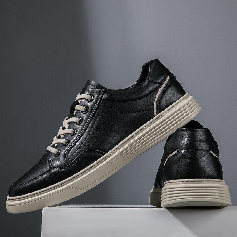 Мужская повседневная обувь из натуральной кожи, легкая мужская обувь для скейтбординга, дышащие туфли на плоской подошве, мужские кроссовки с открытыми ступнями Traveltenis Masculino