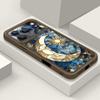 Мягкий чехол из ТПУ для iPhone 17 Pro 15 16 Pro Max 14 13 Pro Max 16e 17e Ретро Узор Луна Звезда Конфетный Цвет Силиконовый Чехол