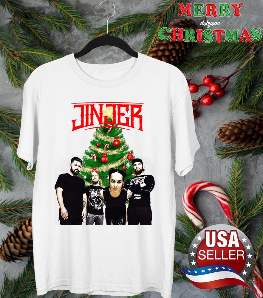 HOT NEW Jinjer BAND christmas shirt short sleeve All sizes 1F2548 Unisex T-Shirt