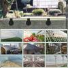 10PC Shade Cloth Fix Plastic Clamp, Premium Tarp Clips Fence Fabric Clips for Greenhouse Outdoor Garden Netting