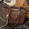 Премиальная сумка женская 2025 новая осенне-зимняя ретро на плечо сумка-тоут для поездок большой вместимости женская сумка