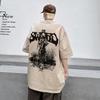 Мужские летние винтажные готические футболки с принтом, хип-хоп, короткие свободные топы, футболки Y2K oversize
