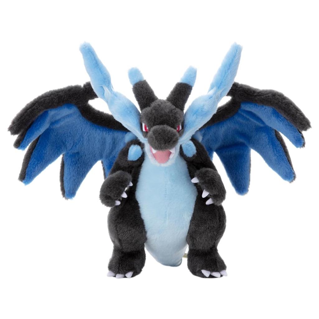 TAKARATOMY Pokemon I Chose Pokemon Get Plush Toy Mega Charizard X Plush Toy Width 35cm A.R.T.S You! Approx.