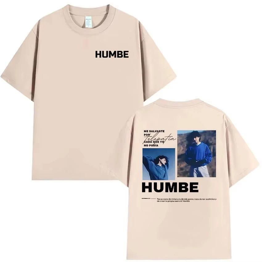 2026 Singer Humbe Dueno Del Cielo Tour Pattern Mens Hip Hop Pop Fan Fashion Cotton TShirt Gothic Street Style Tshirts