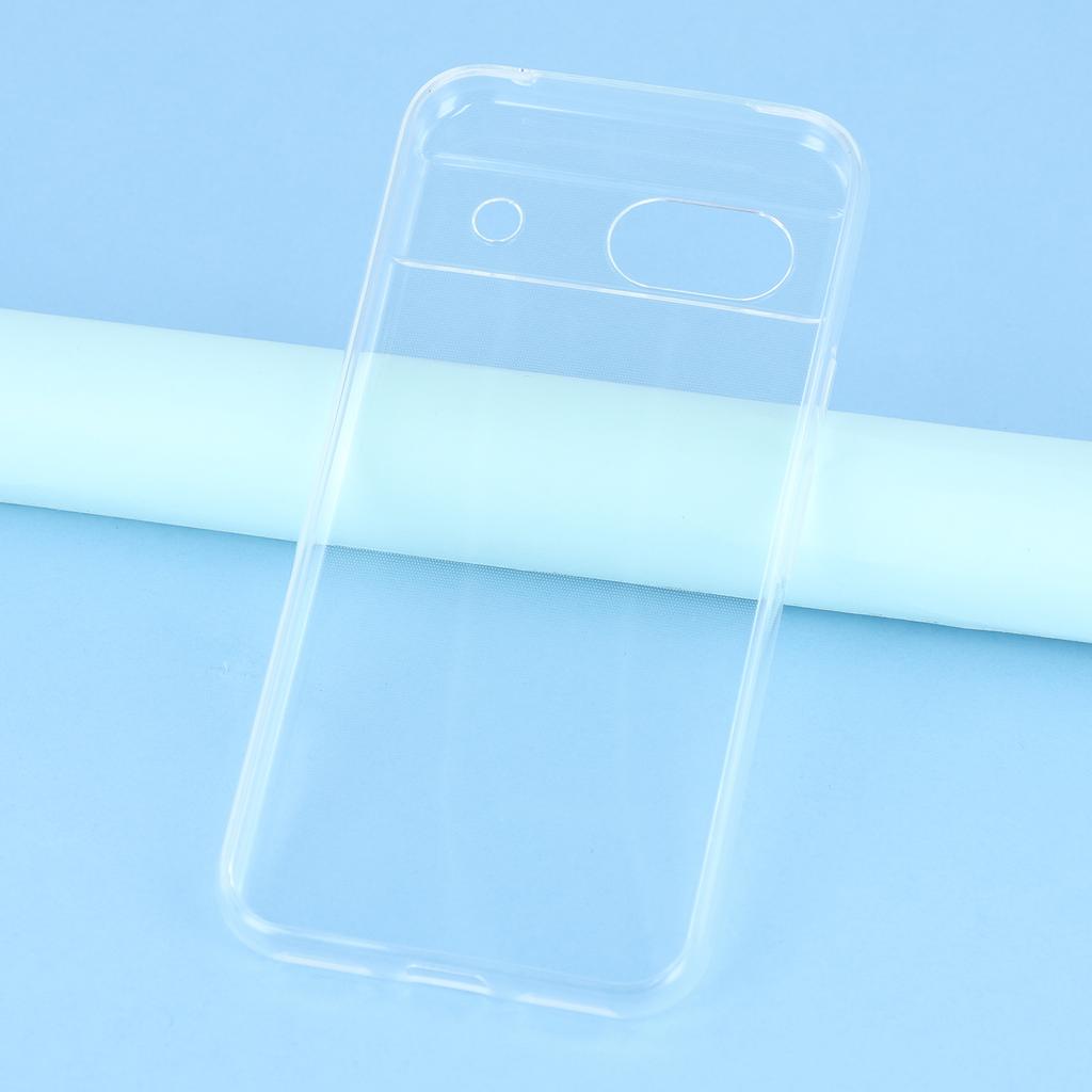 UNITHIN For Google Pixel 8a Case Ultra Thin 0.7mm Clear TPU Anti Drop Phone Cover Precise Cutouts