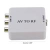 AV в RF Видео Конвертер Адаптер Бокс Поддержка RF 67.25/61.25МГц ТВ Переключатель RCA CVSB в RF Адаптер Конвертер