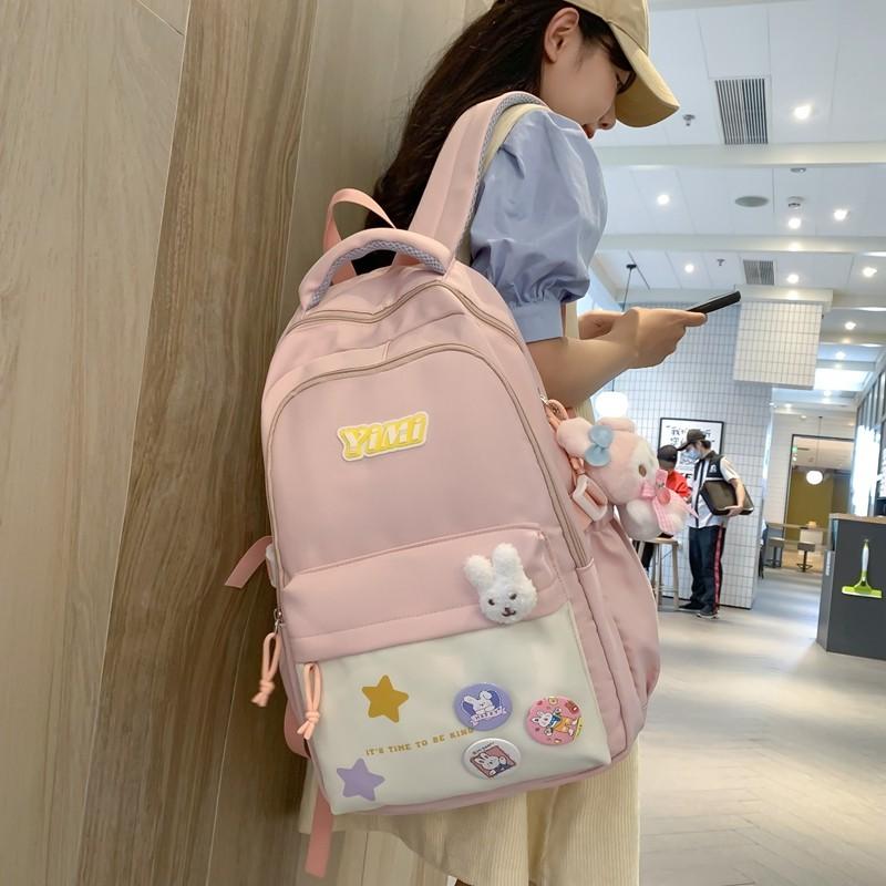 Школьный рюкзак женский большой емкости рюкзак для школьника средней школы компьютерный рюкзак