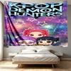 KPop Demon Hunters Print Tapestry - Portable Wall Decor Cloth, for Home, Dorm, Travel, Bedroom, Living Room - Ideal Birthday Housewarming Gift