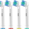 4 шт. Сменные насадки для зубной щетки, совместимые с Oral B Braun, Профессиональные насадки-щетки для электрической зубной щетки, Сменные насадки для Oral-B 7000/Pro