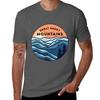 Great Smoky Mountains Sticker Tshirt Plus Size Loose Short Sleeve Top