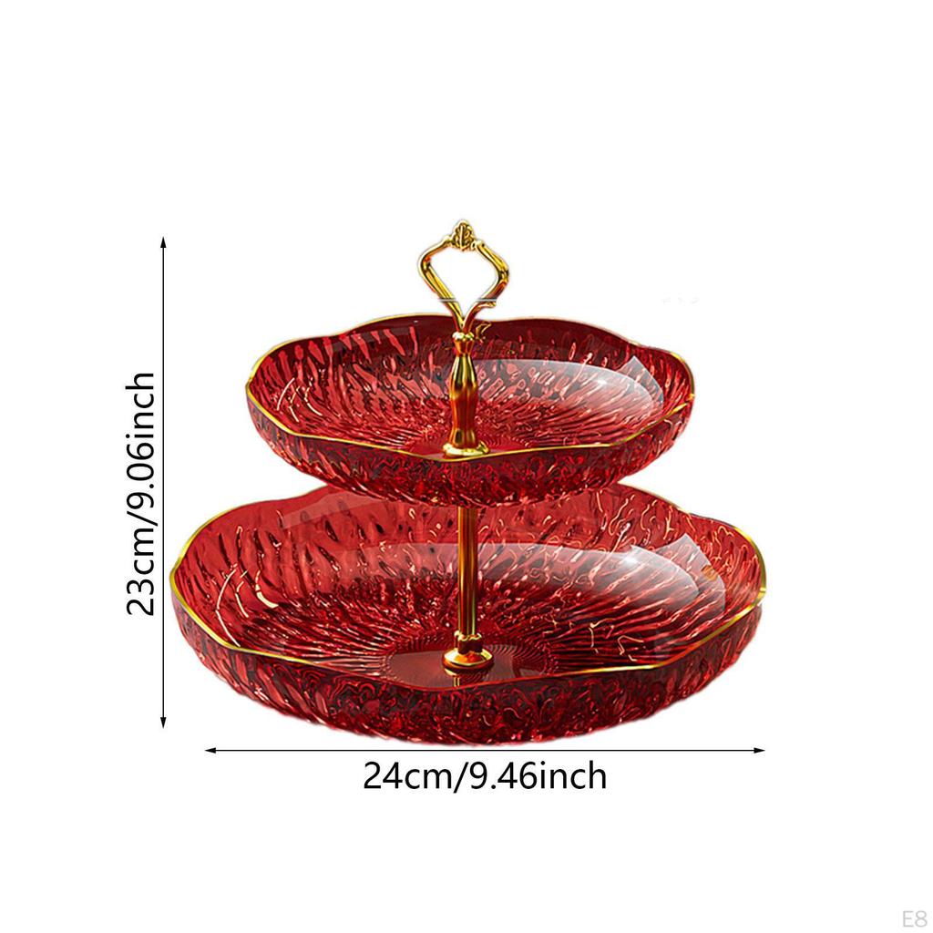 Fruit Plate Cupcake Stand Decorative Modern Dessert Cake Serving Platters for Party