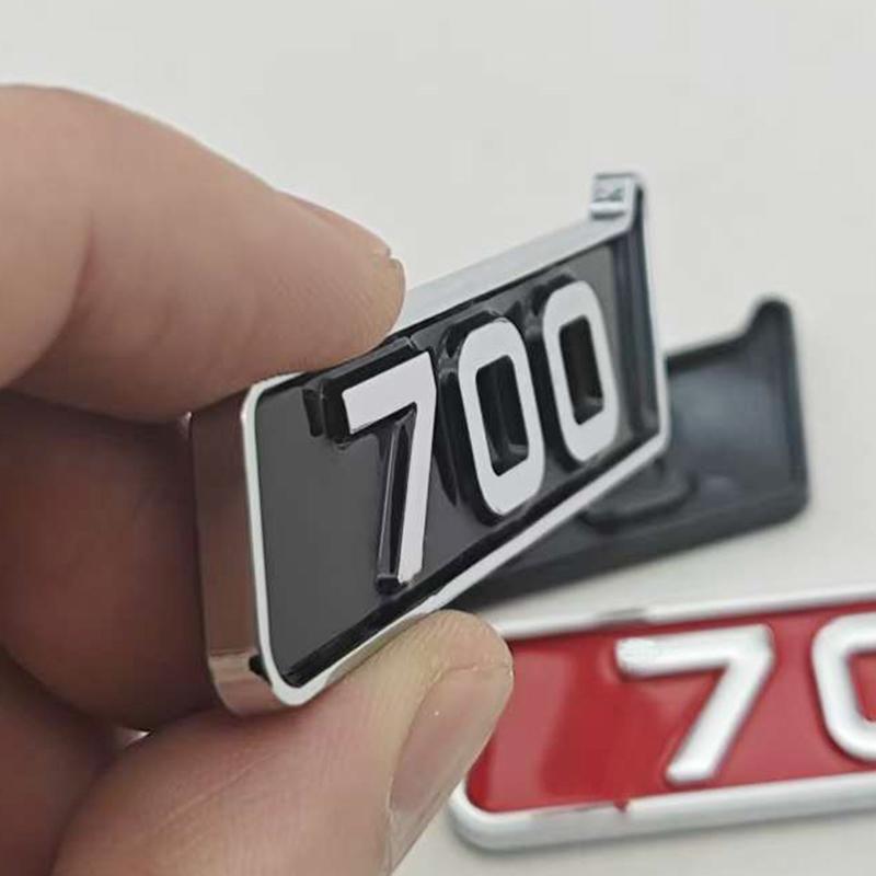 3D ABS Car Fender Side Accessories Logo 700 Sticker Badge Sticker Decals For Mercedes Benz AMG BITURBO 700 BRABUS Auto Styling