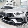For 2019-2023 Mercedes Benz A Class W177 A45 A45S AMG Car Front Bumper Lip Lower Blade Auto Spoiler Splitter Body Kits Tuning