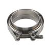Broyear NEW 2" 2.5" 3" 3.5"  51mm 57mm 63mm 76mm Self Aligning Male/Female V-Band Vband Clamp CNC Stainless Steel Flange Kit