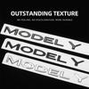 3D Chrome ABS Letters Emblem for Tesla Model Y 3 Car Styling Trunk Badge Sticker Accessories