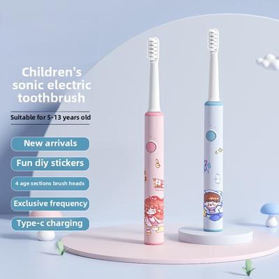 Детская электрическая зубная щетка с аккумулятором DuPont Soft Bristle Brush Sonic Electric Toothbrush