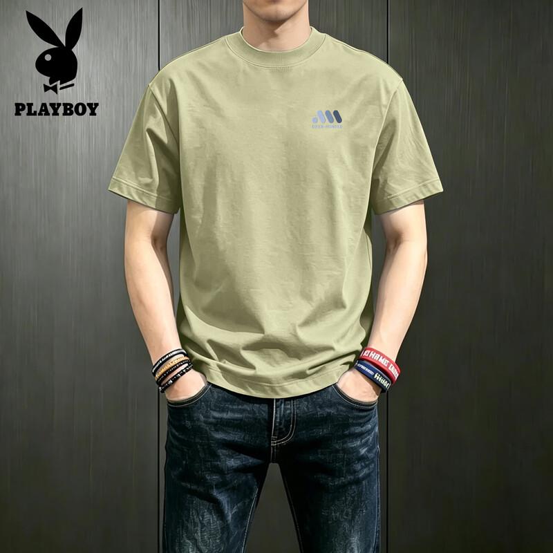 PLAYBOY Мужская летняя футболка с коротким рукавом 2026