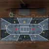 Gaming Mouse Pads HD Printing Texas Hold'em Portable Durable Stitch Edge Poker Entertainment Office Accessories Larger Desk Mat
