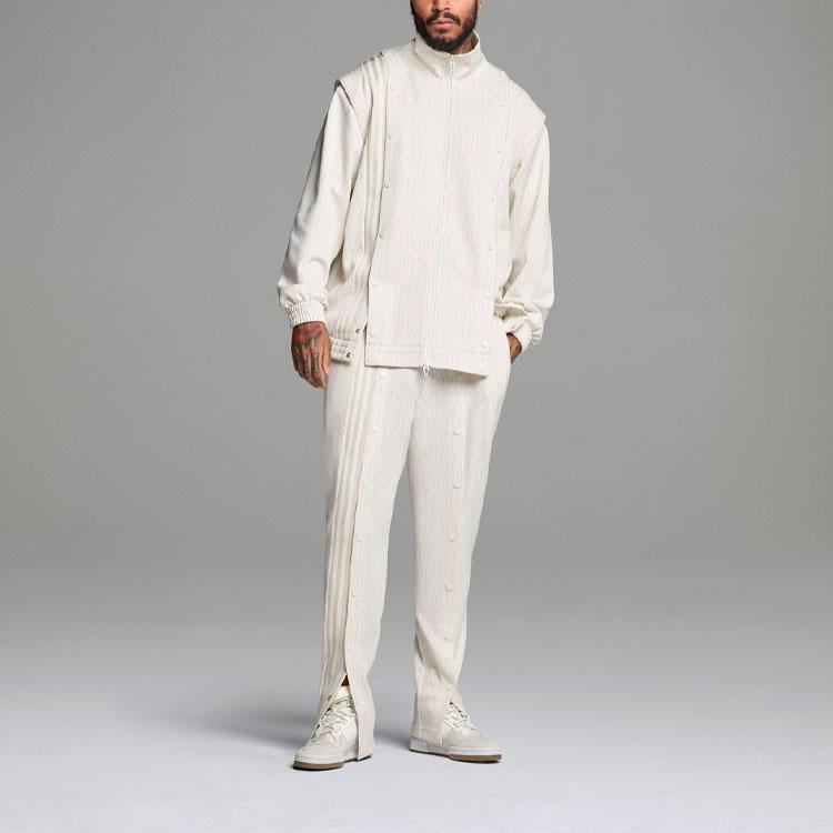 Adidas X Ivy Park Co-Branded Casual Striped Joggers Unisex Bottoms Core-White H18996