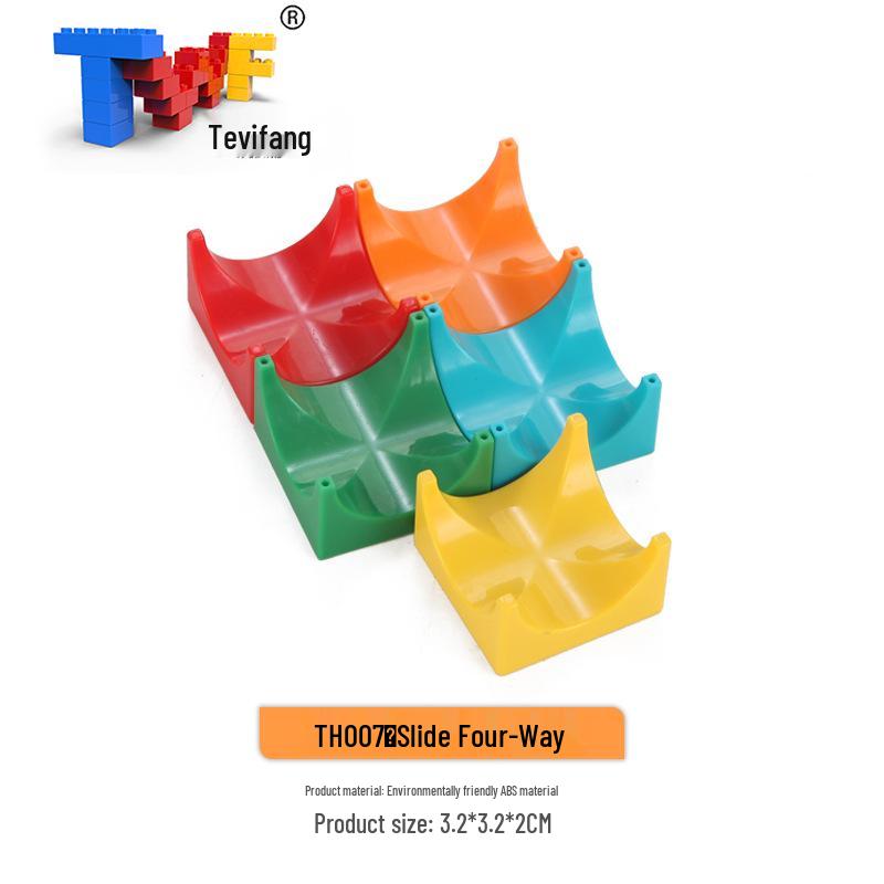 Large Particle Ball Track Building Blocks for Kids