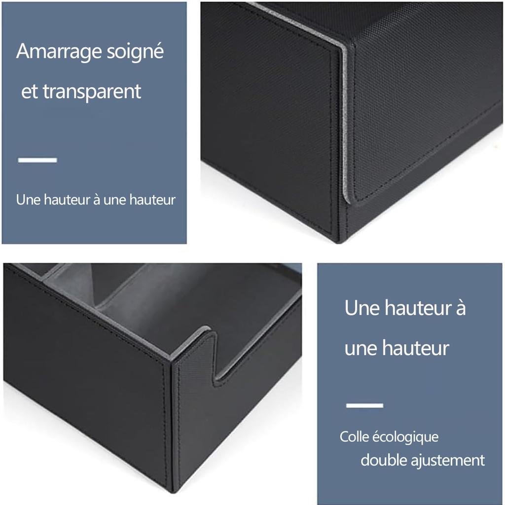 Ящик для хранения карточек для коллекционных карточек, чехол для командирских карт из искусственной кожи 1200+, держатель карт с магнитной застежкой, подходящий для игровых карт