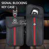 HGQ5   Car Key Signal Blocker Anti-Hacking Anti-Theft For Mercedes Benz AMG W203 W206 W220 W205 W211 W212 W201 W210 GLC GLK Accessories