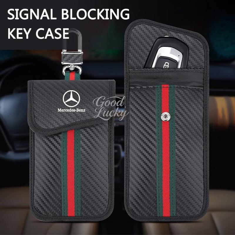 HGQ5 Car Key Signal Blocker Anti-Hacking Anti-Theft For Mercedes Benz AMG W203 W206 W220 W205 W211 W212 W201 W210 GLC GLK Accessories