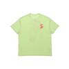 Nike T Shirts Men's Green Crew Neck Moderate Straight Fit (Unisex) T-Shirts DA0990 383