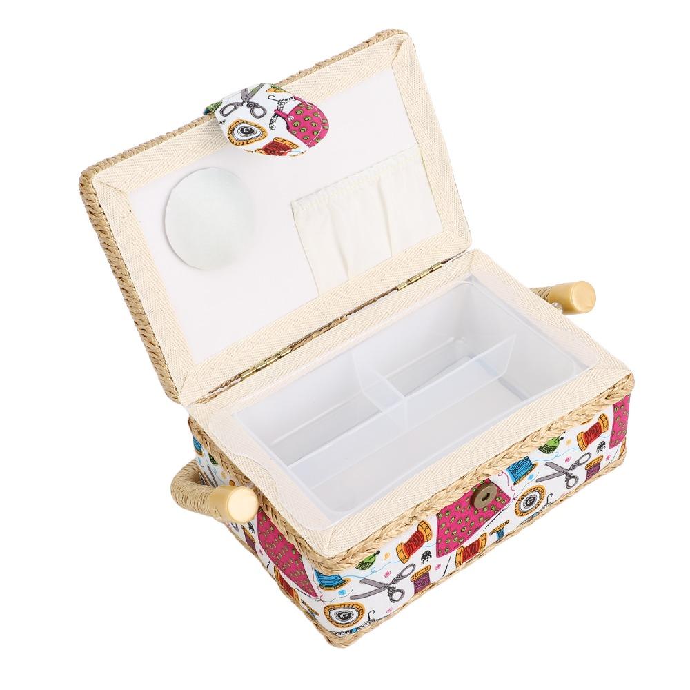 Kit Included Fabric Sewing Basket Storage Box Design Crafting Storage Box For Kids