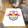 RB Leipzig Flannel Printed Carpet, Home Sofa Decoration for Living Room & Bedroom, Non‑Slip Play Flannel Floor Mat for Game Room