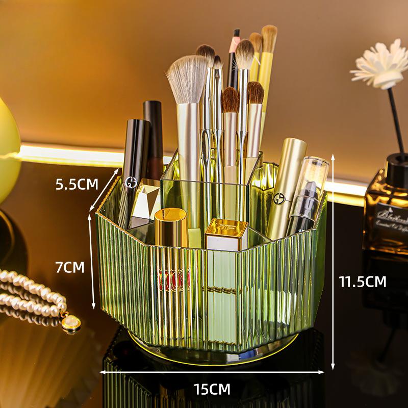 1 шт. вращающийся на 360 градусов держатель для кистей для макияжа органайзер для косметики на туалетный столик многофункциональный держатель для ручек коробка для хранения помады