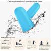 Soft Foam Earplugs, 38dB Highest SNR, 60 Pairs Comfortable Reusable Earplugs for Sleeping, Snoring, Studying (Blue)