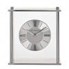 Wm. Widdop Silver Square Mantel Clock