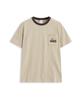 X Noah Short Sleeve Pocket Tee   Beige 623866 90
