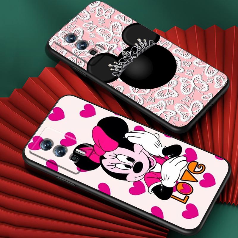 Розовый Минни Маус для Xiaomi Redmi 9A 9C 9AT 10C 9 9T 10 12C 13C 8 12 K60 A1 K50 K40 5G черный чехол для телефона Funda