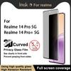 Для Realme 14 Pro Plus 5G Glass IMAK 3D изогнутое закаленное стекло с полным покрытием экрана