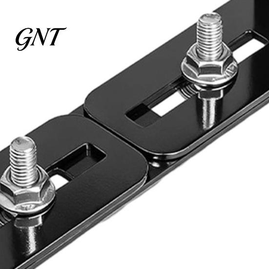 Vehicle Equipment Mount for Scanners Universal CB Radio Bracket, Adjustable 6-10 Inch Heavy Duty Durable Black Metal Mounting Kit Device Holder, Slide