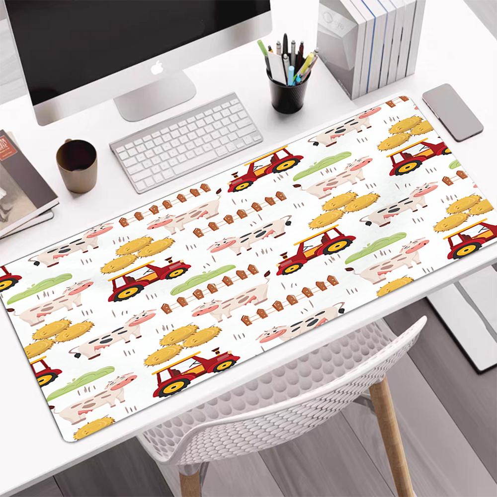 Truck Theme Mouse Pad, Non Slip Rubber Base, Multifunctional Office & Home Decor, Perfect for Workspace Personalization.