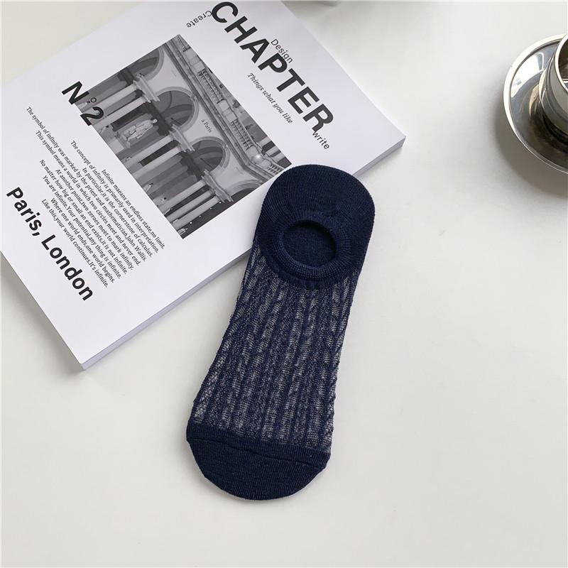 Летние дышащие влагоотводящие противоскользящие полые неглубокие невидимые носки мужские носки ювелирные аксессуары