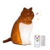 Декоративный ночник в виде кошки с USB-подключением, милая фигурка кошки, прикроватная лампа с пультом дистанционного управления.