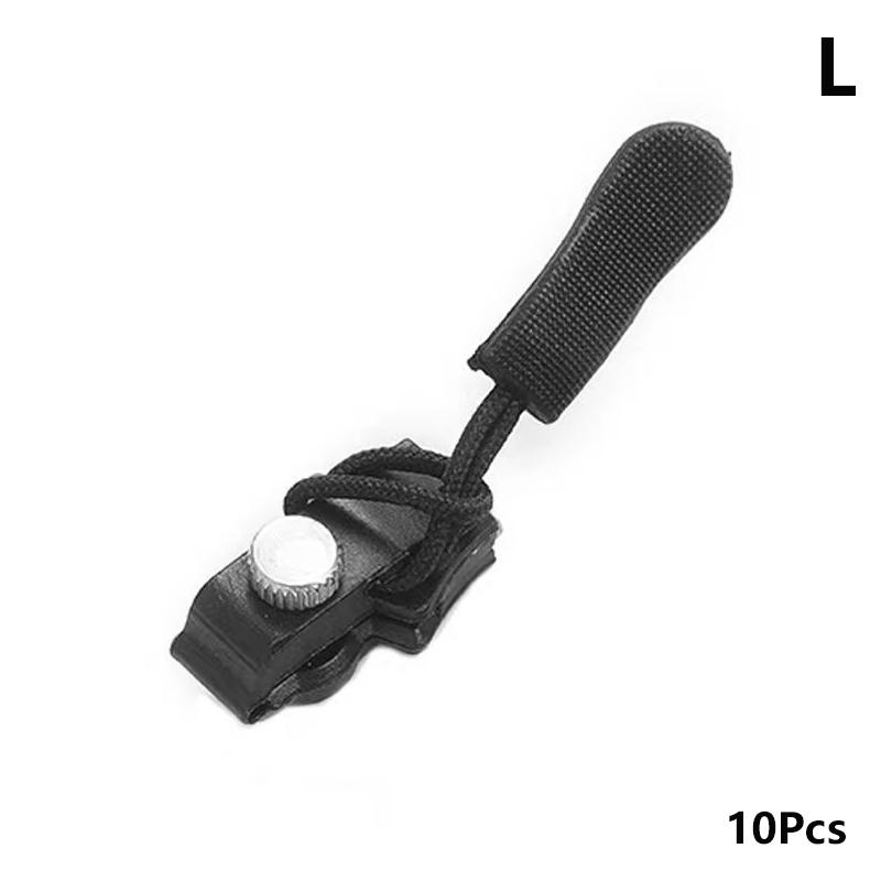 10/15 шт. комплект для ремонта молнии, универсальная мгновенная замена для ремонта молнии, скользящие зубцы, головка молнии для 3 разных размеров