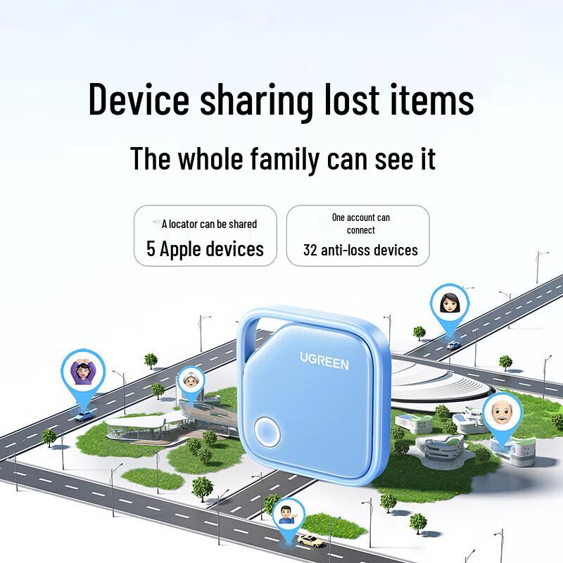UGREEN Apple Find My Bluetooth Item Tracker