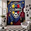 Colombia Football Wall Tapestry Home Decor Wall Hanging Cloth for Bedroom Living Room Background