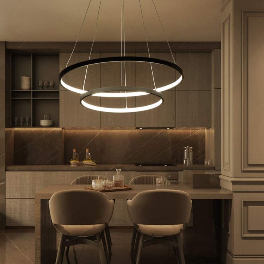 Chandelier ceiling lamp loft ring chandelier for kitchen decorative