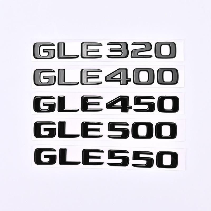 Совместимо с новыми Mercedes GLE320, GLE400, GLE450, GLE500 Наклейки с цифрами на задний значок