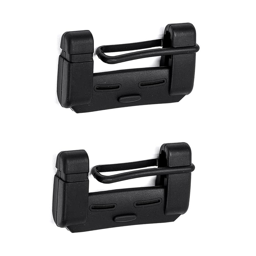 Silicone Seat Belt Cover & Buckle Cover Black Safety Buckle Plug Protector Anti-Scratch Washable Car Accessories (Black, Set of 2)