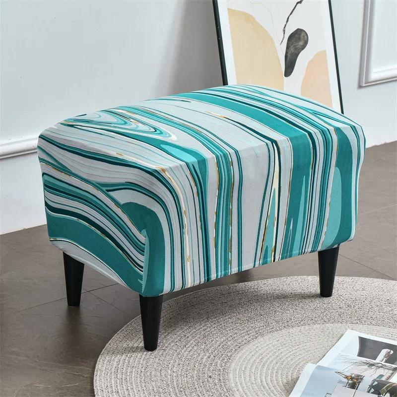 Чехол для кресла с геометрическим принтом, эластичный спандекс, чехлы для кресел, скандинавские съемные чехлы для диванов-подставок с чехлом для подушек